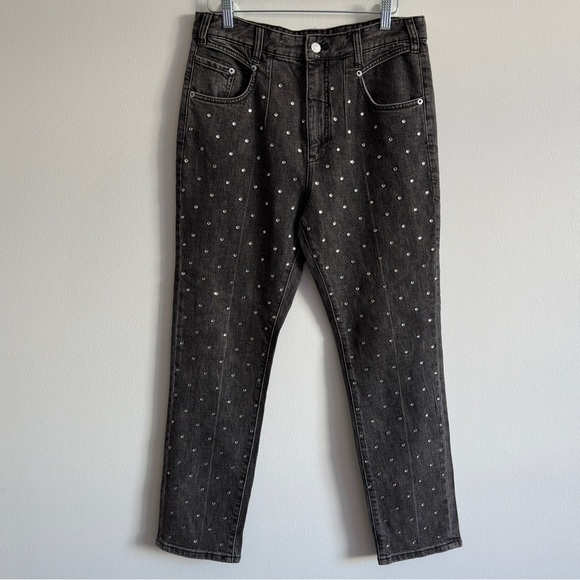 Anthropologie Pilcro Studded Jeans in Gray BlackSize 29